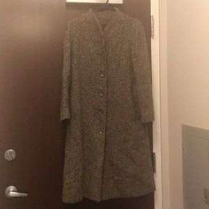 Vintage Tweed Trench Coat